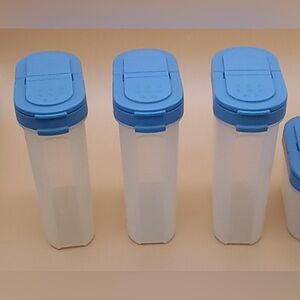 Tupperware Modular Mates Spice Shakers (3-Piece) – Blue & Sheer Ice